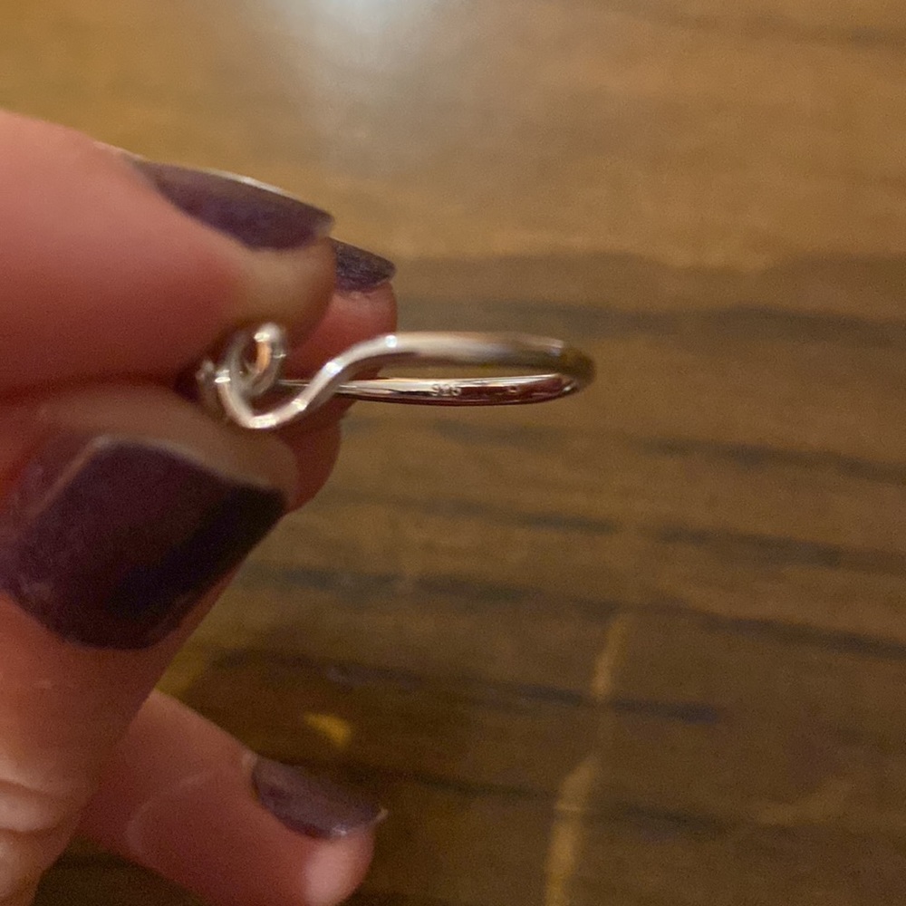 Sterling silver stack rings - Picture 6 of 7